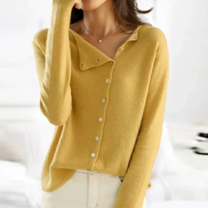 Buttoned sweater for women