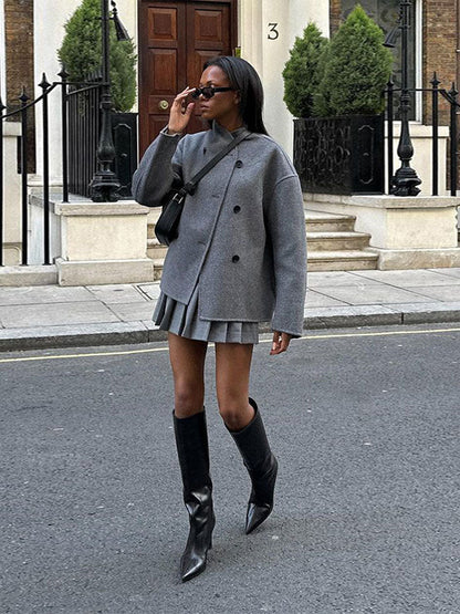 Elegant wool coat - Diane