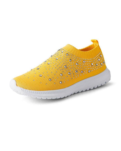 Elene Shoes | Summery Slip-On Glitter Shoes