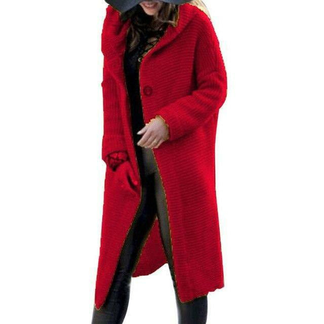 Xiria Coat | Vintage Knitted Long Coat