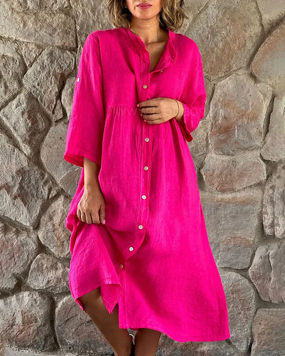 Stylish dress made of cotton