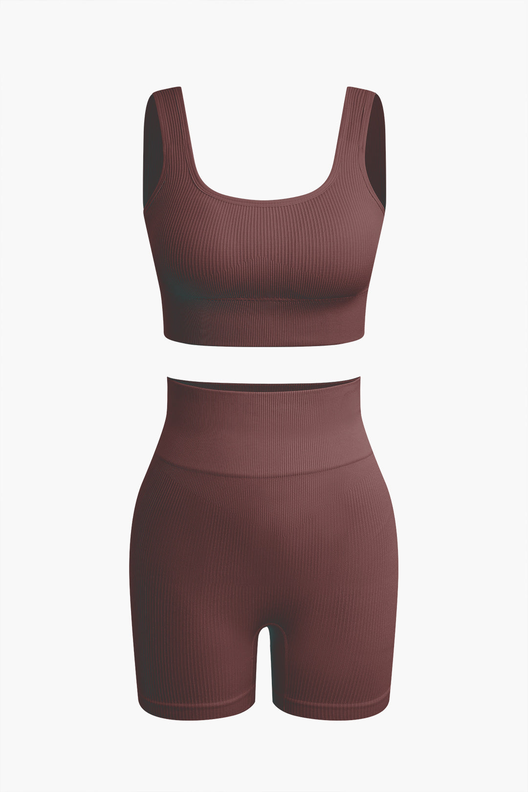 Yoga tank top and shorts set