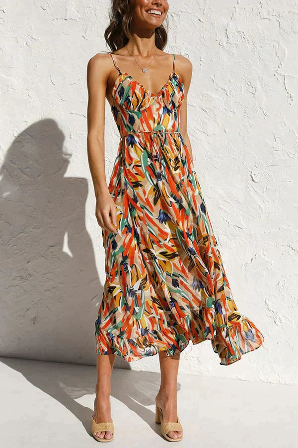 Georgina - Colorful midi dress