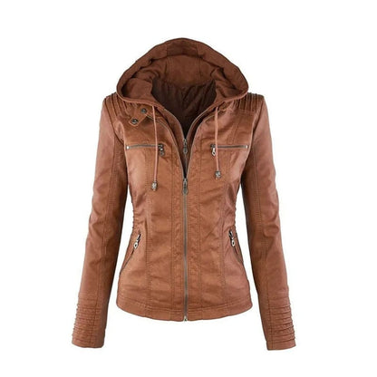 Ladies' vintage jacket with hood