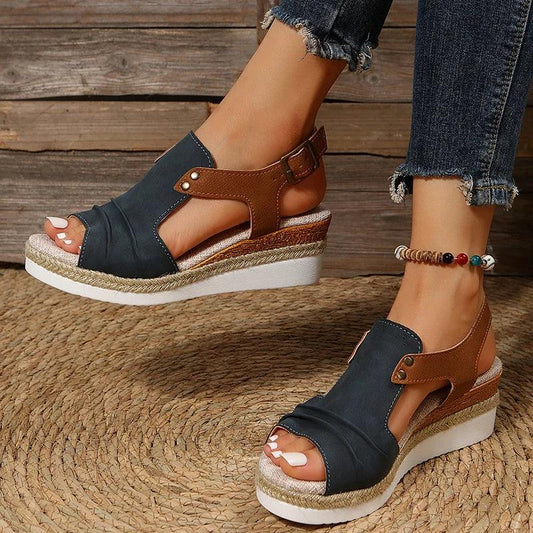 Faiga Sandals | Stylish Wedge Heel Summer Sandals