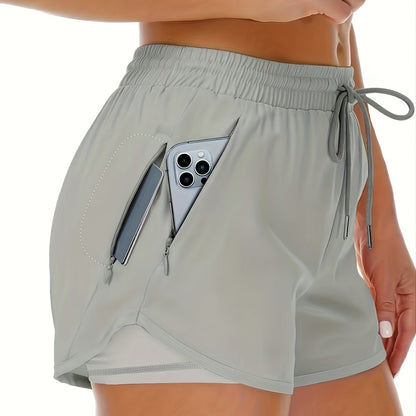 Lotte | Sporty 2-in-1 women's shorts with pockets