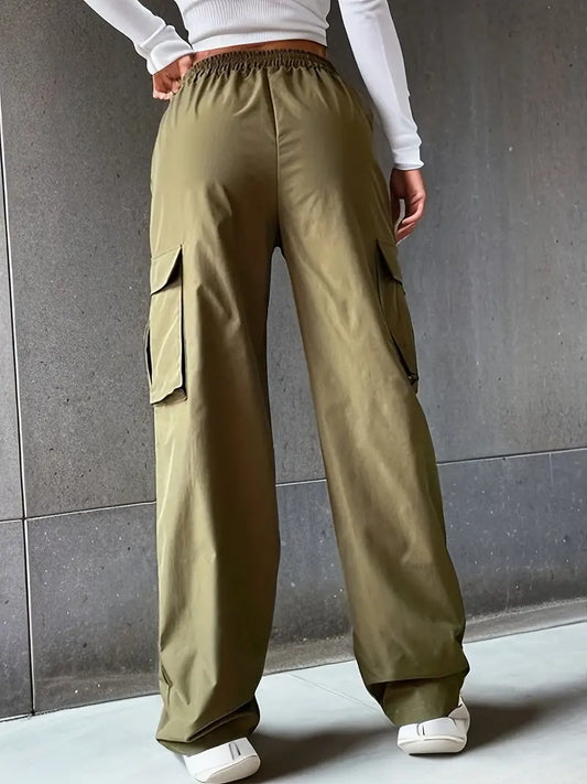 Camille - Elastic cargo pants