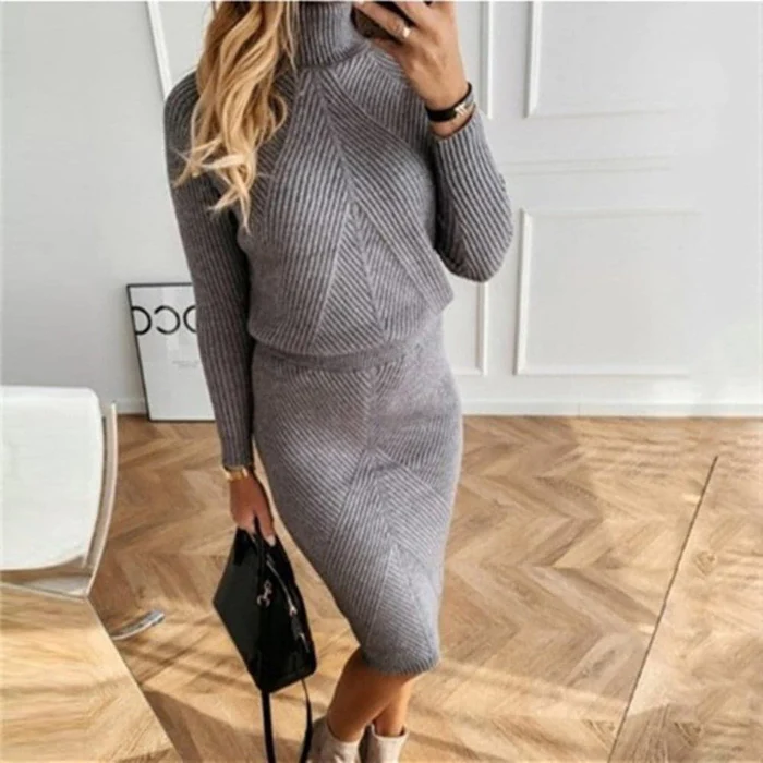 Christa | Cozy sweater knit dress