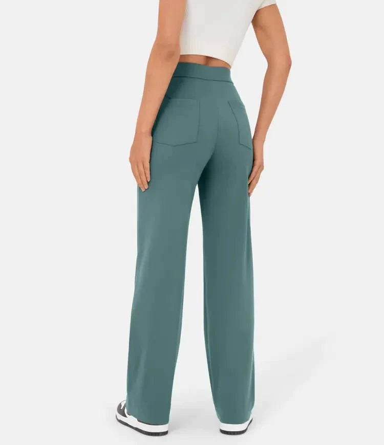 Fleur | Elastic high-waisted pants