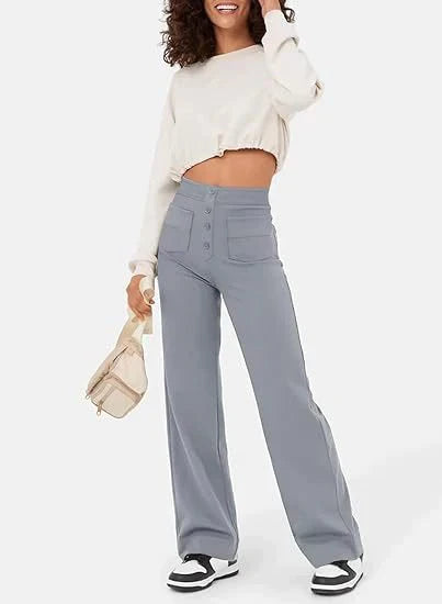 Alma - Ladies button down pants