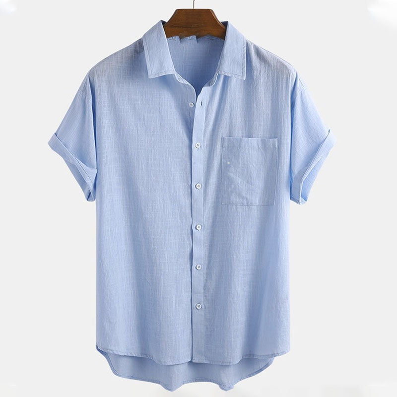 Stylish men's short-sleeved shirt