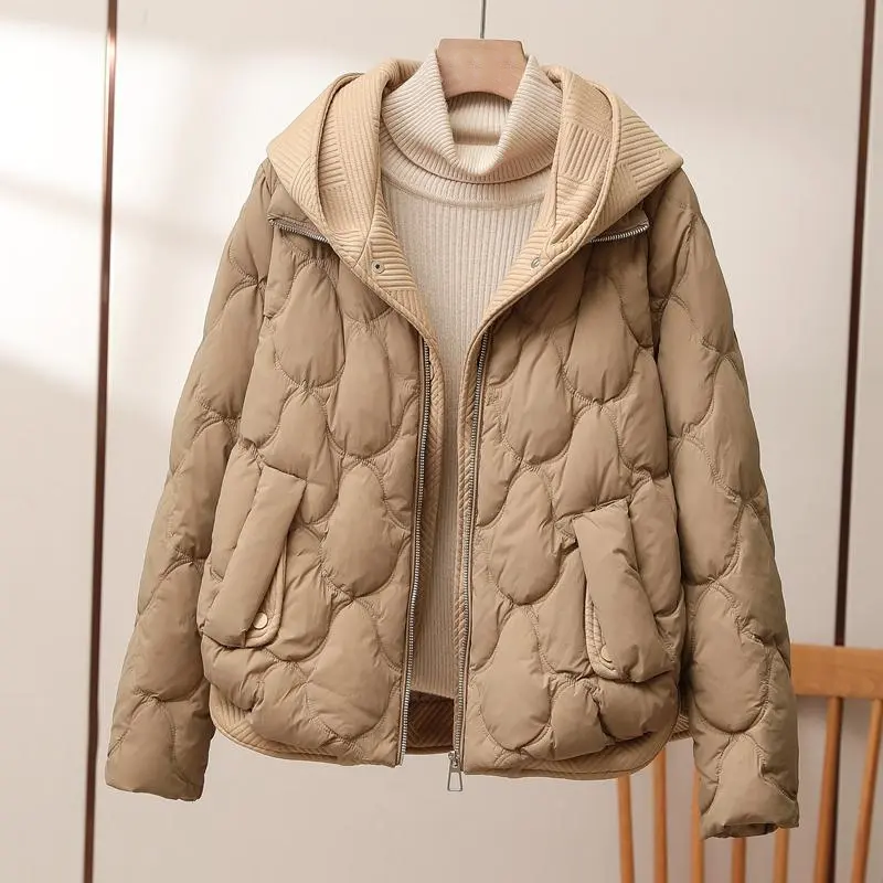 Quilted jacket with pattern for women