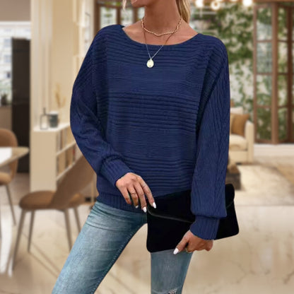 Ynez - Casual Round Neck Sweater for Women