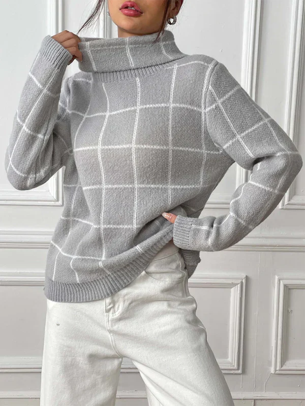 Women's Turtleneck Sweater - Perfect for Fall and Winter