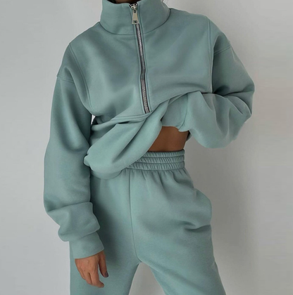 Jess-Mode | Stylish elegant tracksuit [jacket+pants]