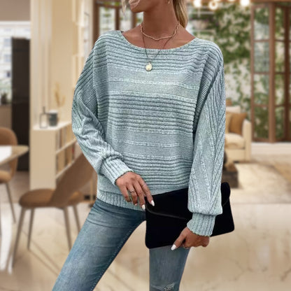 Ynez - Casual Round Neck Sweater for Women