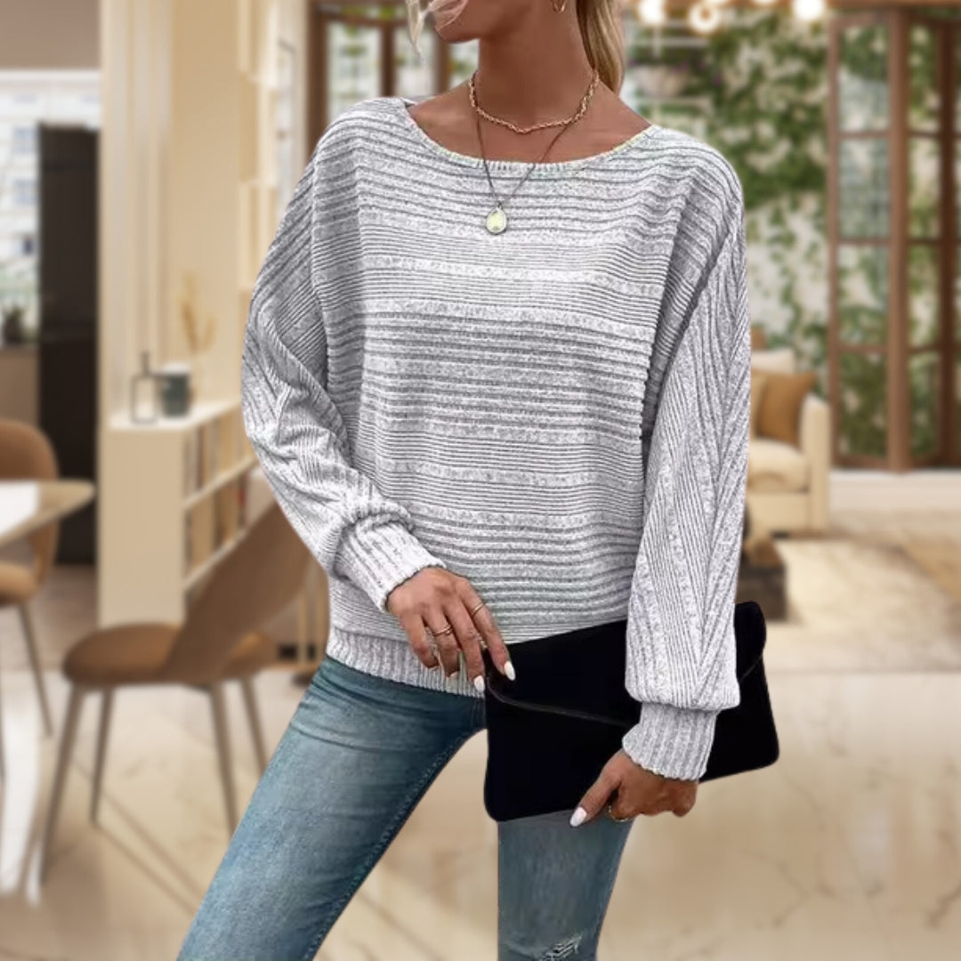 Ynez - Casual Round Neck Sweater for Women