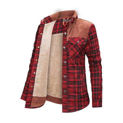 Women's flannel jacket for winter - Alida