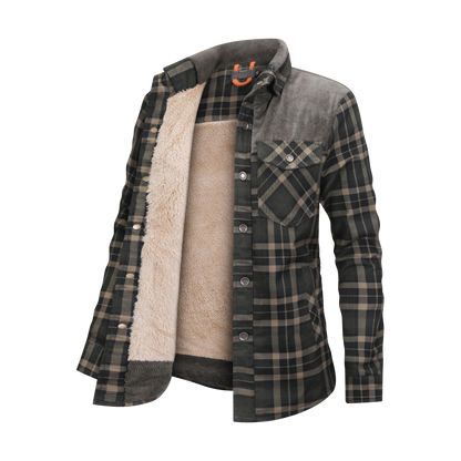 Women's flannel jacket for winter - Alida