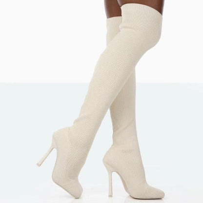 Irenka Boots | Stylish Overknee Boots with Heel