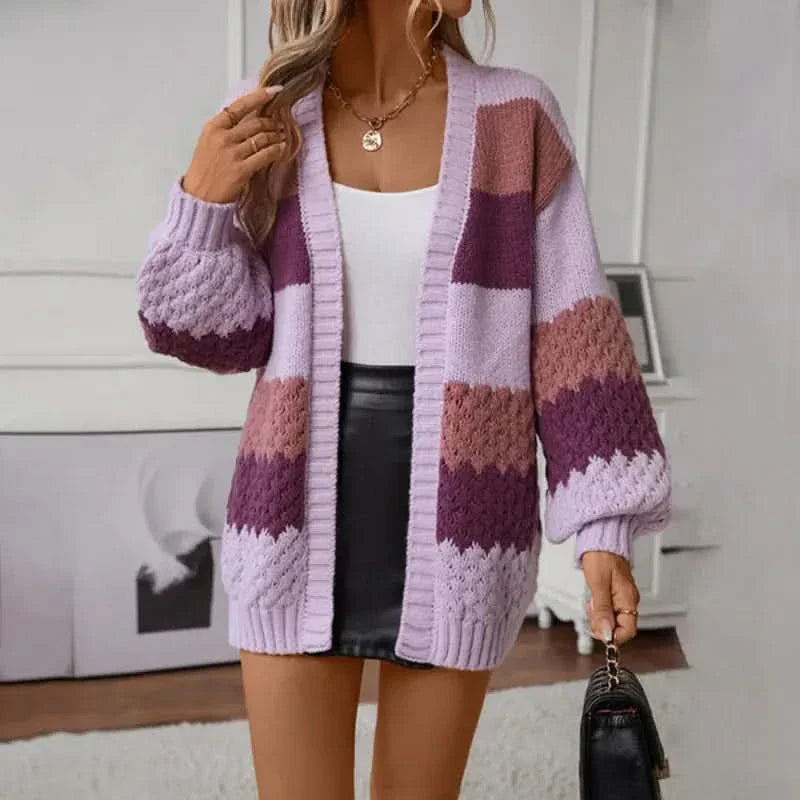 Figure-flattering and warm cardigan for fall - comfortable for women