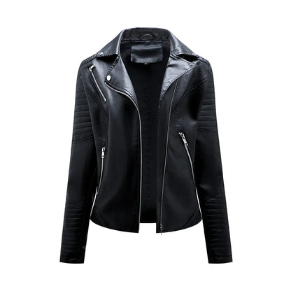 Elegant leather jacket - Norie