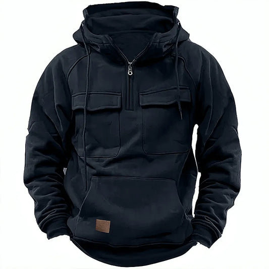 Yustin Sweater | Men's hooded sweater