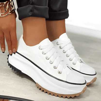 Jinky Sneakers | Trendy Platform Lace-up Shoes