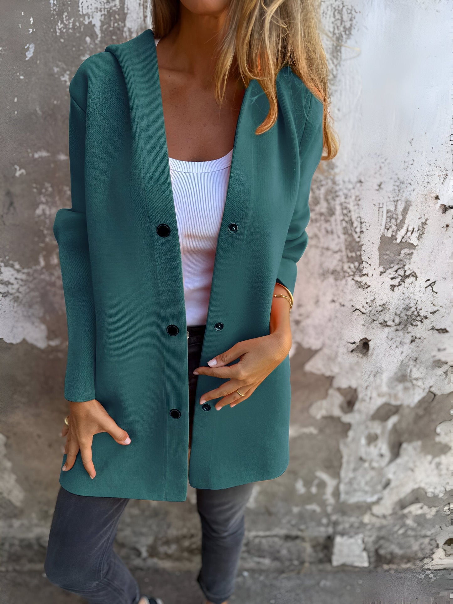 Casual hooded jacket for women - Valma