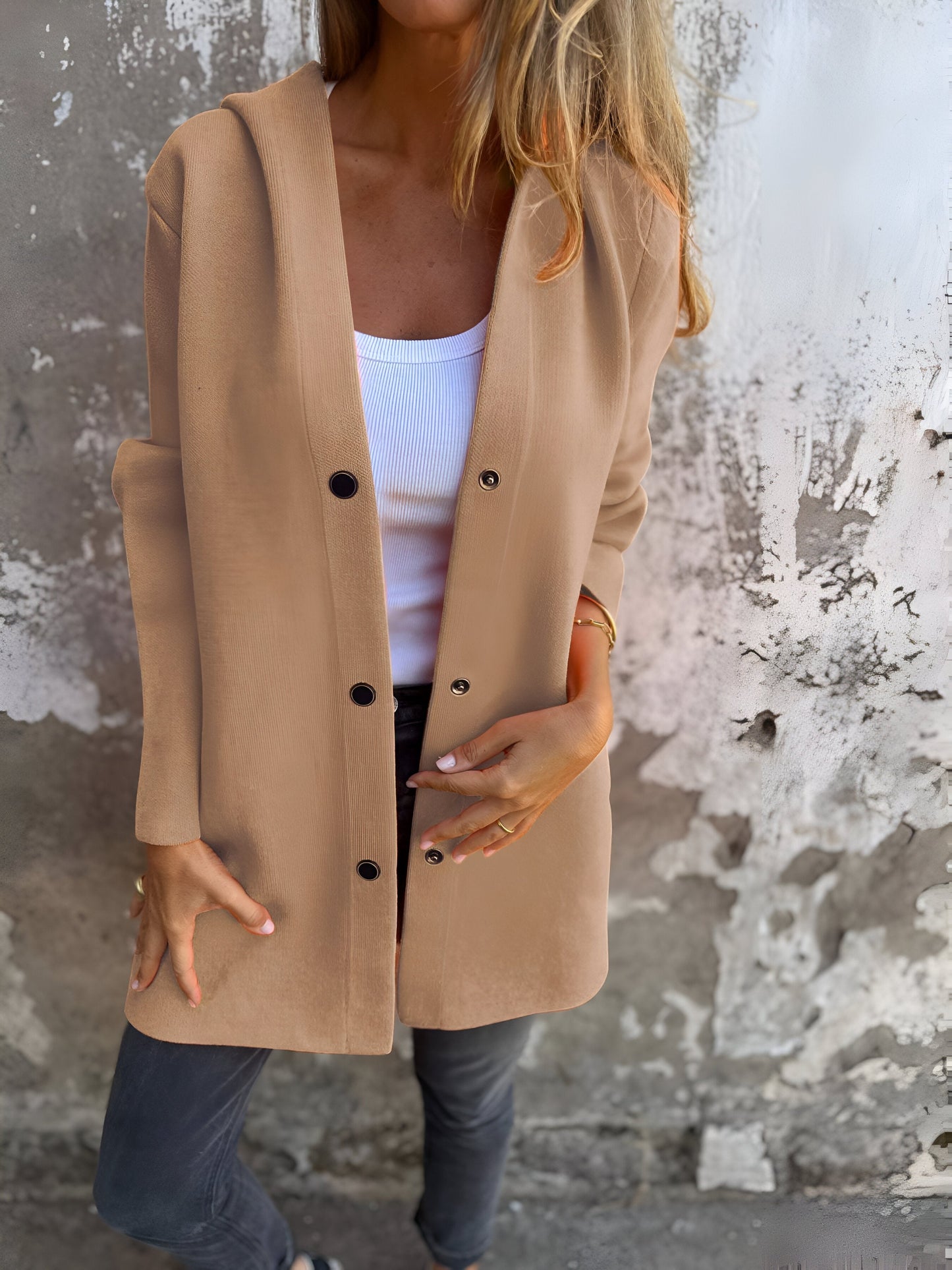 Casual hooded jacket for women - Valma