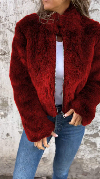 Faux fur jacket - Suus