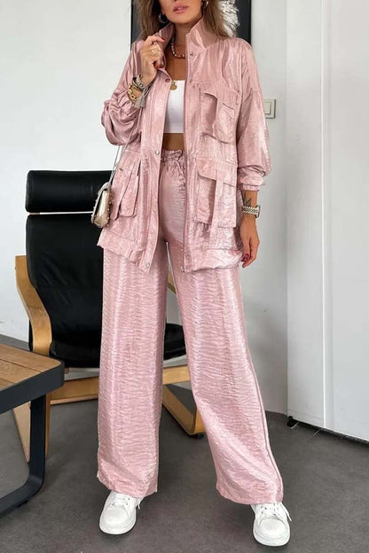 Violaine | Fashionable oversized jacket and trouser set