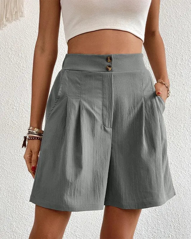 Shorts Ladies - Elegant - With Convenient Pockets - Ideal for Daily Use