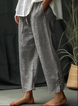 Mona - Classic striped pants