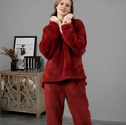 Jess-Mode - Cozy fleece pyjama set for women - comfortable nightwear