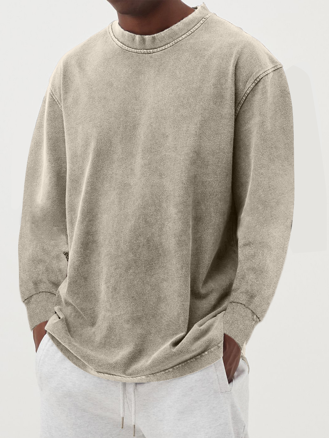 Thomas | Round neck long sleeve shirt