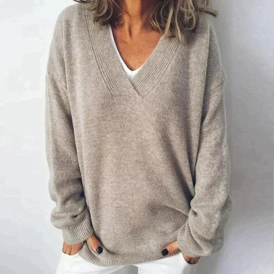 Stacey Sweater | Casual V-Neck Sweater