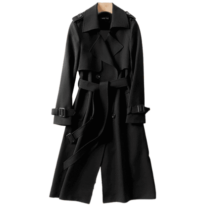 Yolanda - elegant trench coat with collar