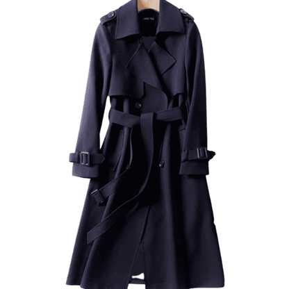 Yolanda - elegant trench coat with collar