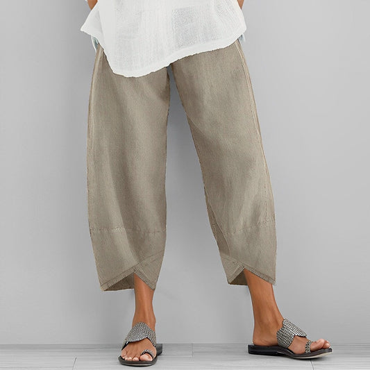 Casual linen pants for women - Judit