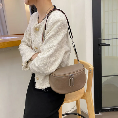 Lucy Leather Saddle Bag | Cute and trendy