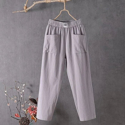 Evelyn - Casual cotton pants