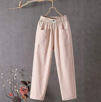 Evelyn - Casual cotton pants