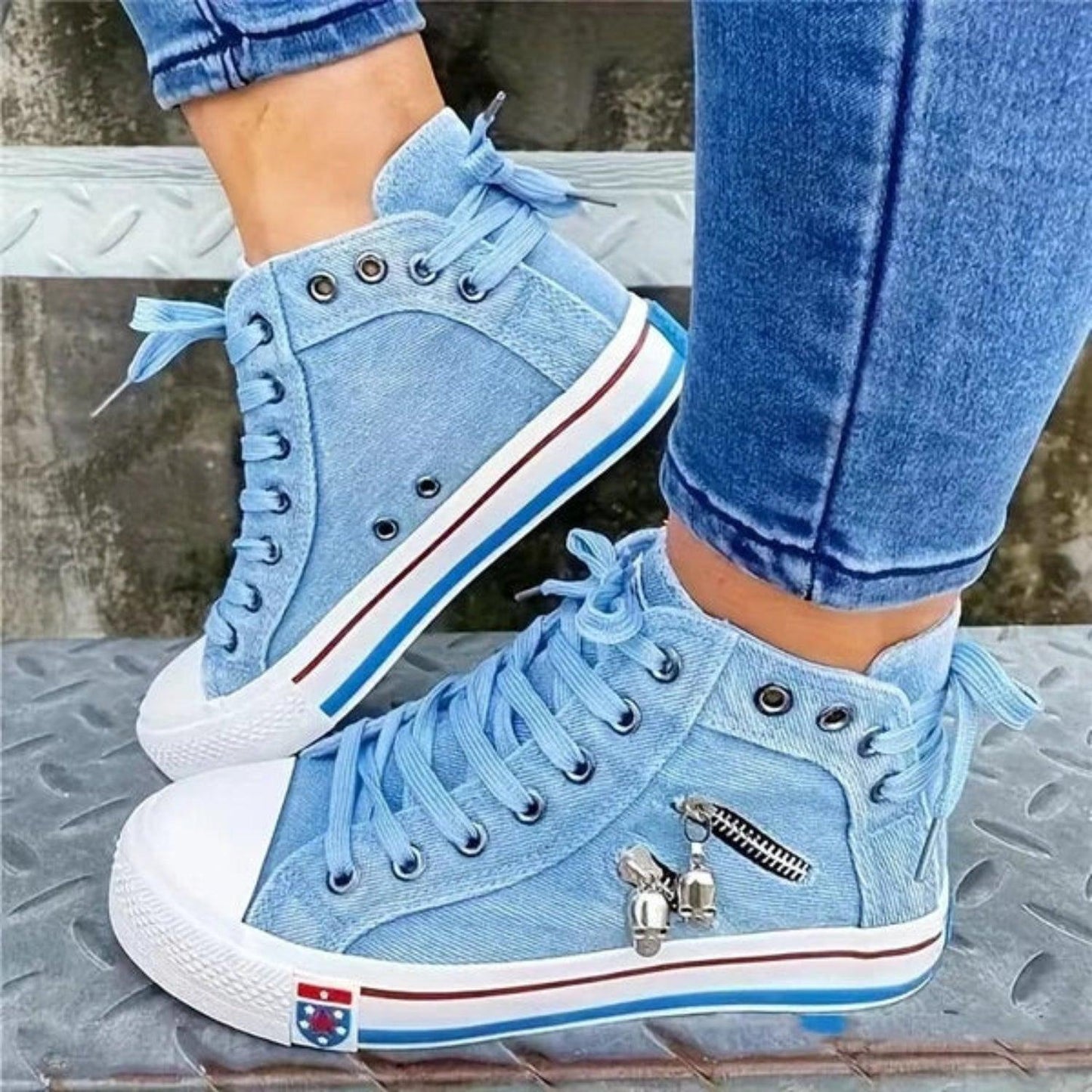 Mackenzie Sneakers | Denim Blue Sneakers for women