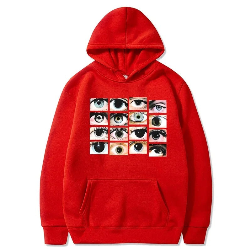 Tina - Hoodie with eye motif for women