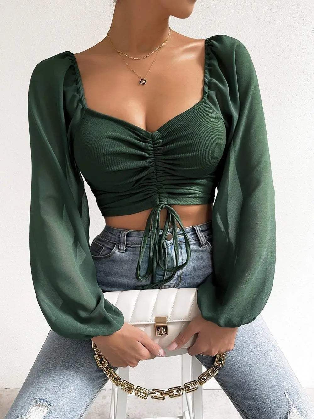 Crop Top Ladies - Trendy - Comfortable Material - Perfect for Any Occasion