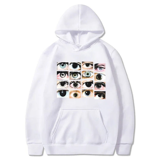 Tina - Hoodie with eye motif for women