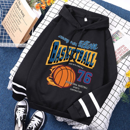 Caitlin - Printed Basketball Hoodie For Women