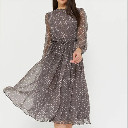 Marilyn - Dress with polka dots for ladies.