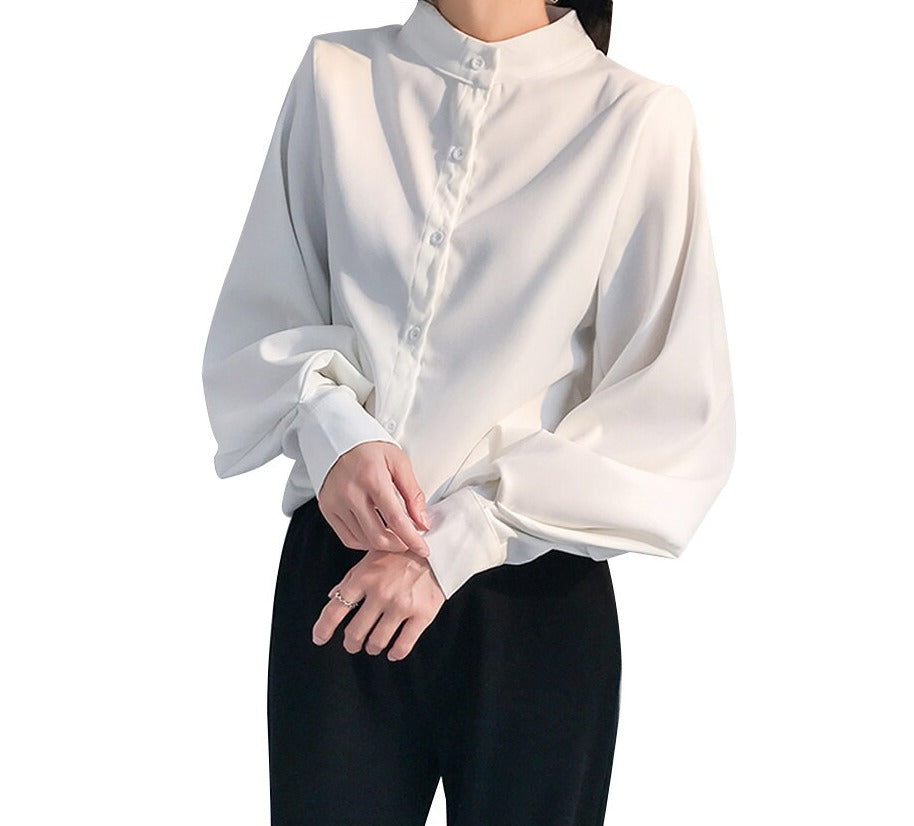 AYELET | Blouse with puff sleeves